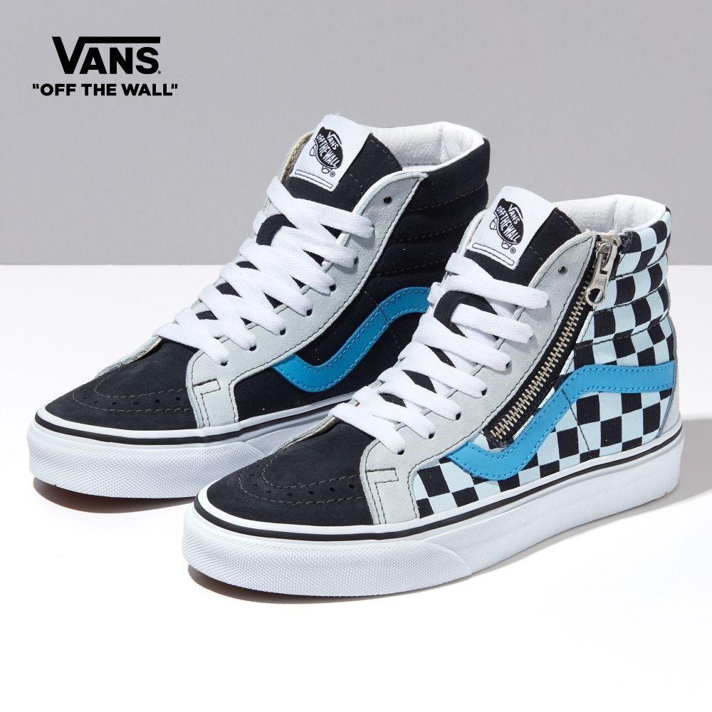 Vans SK8-Hi Reissue Side Zip Sneakers Men (Unisex US Size) BLUE VN0007NZ9KM1