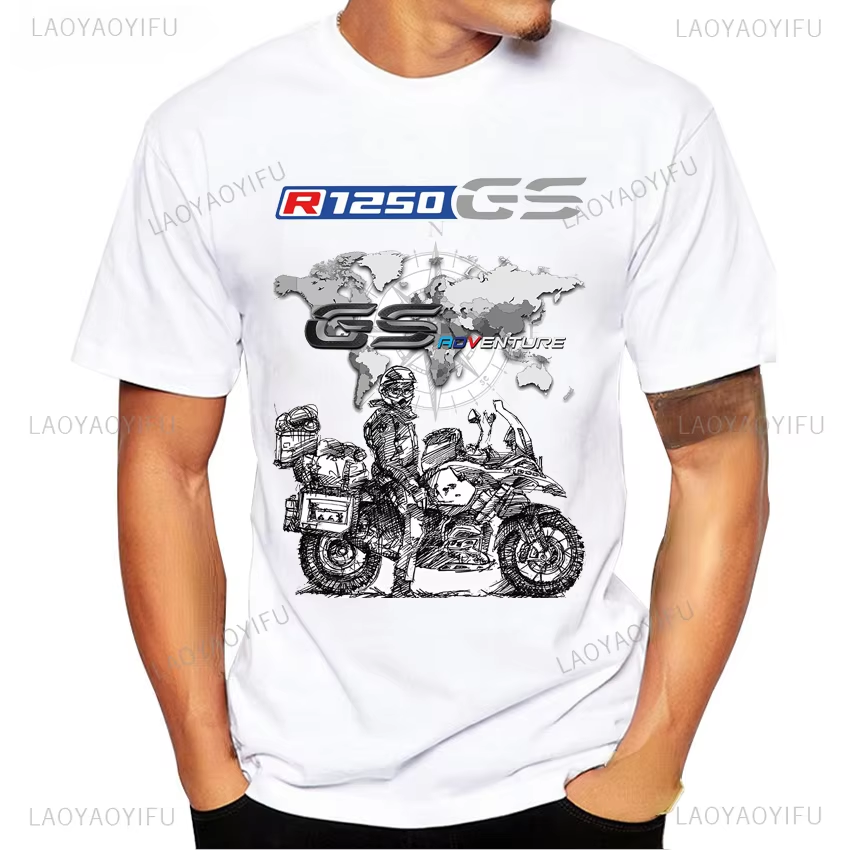 German Motorcycle 1200 Gsa T-Shirt Motorrad Gs Adventure Shirt New T Shirts Men 100% Cotton Cool Tees